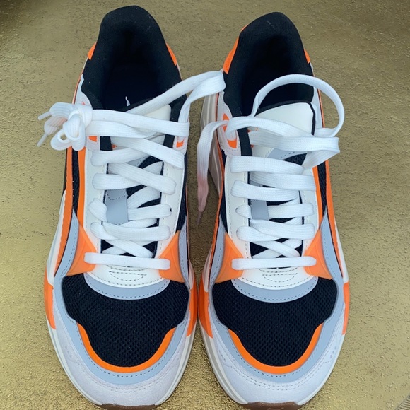 Puma Shoes - New! Puma Orange and Black Athletic Sneakers -‎ Size 7